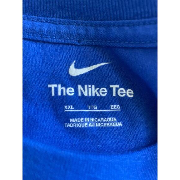 Nike Men’s Sportswear International Graphic T-Shirt Blue Size XXL NEW Logo Tee - Picture 7 of 9